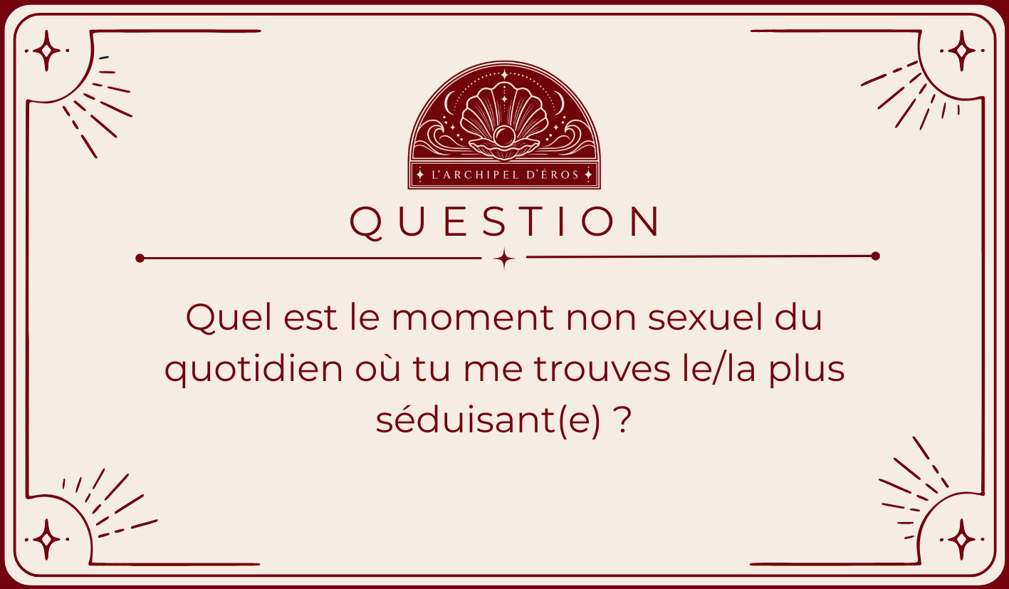 Exemple de question — L'archipel d'Éros